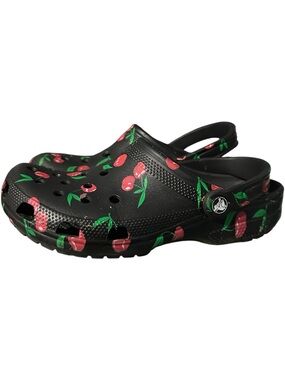 Crocs Classic Cherry Clog Black Size M7 / W9